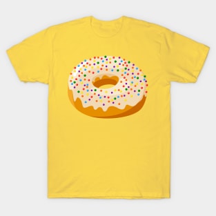 Vanilla Glazed Donut with Sprinkles T-Shirt